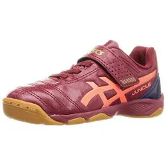 アシックス(ASICS) フットサルシューズ JUNIOLE 5 IN ジュニア 1104A010 バーガンディー/フラッシュコーラル 17cm