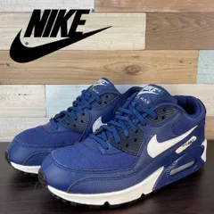 NIKE AIR MAX 90 ナイキ エア マックス 90 ネイビー ホワイト ランニングシューズ  22.5cm U10257 325213-418