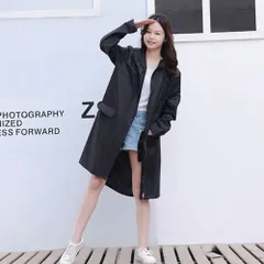☆ ブラック ☆ XXLサイズ ☆ レインコート おしゃれ pmyraincoat001 レインコート レディース メンズ レインウェア コート ウインドブレーカー アウター カッパ 合羽 雨具 自転車 おしゃれ かわいい 通勤 通学 撥水 はっ水 軽量