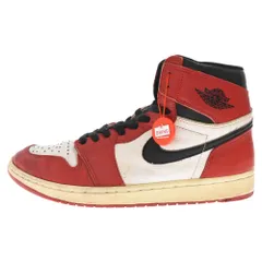 NIKE (ナイキ) 94年製 復刻 AIR JORDAN 1 HI OG CHICAGO エアジョーダン1 ハイカットスニーカー シカゴ ホワイト/レッド US11/29cm 130207-101のサムネイル