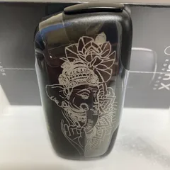 ガネーシャ デザイン レーザー加工 プルームエックス Ploom X アドバンスド 本体 ブラック 黒 インド 神 象 ゾウ 幸運 開運 梵字 新型 新品 未使用 送料無料 オリジナル カスタム おしゃれ オシャレ お洒落