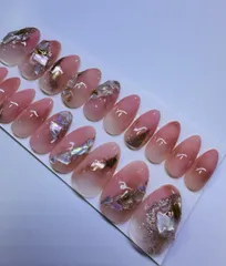 ネイルチップ204【アーモンド】現品orオーダー