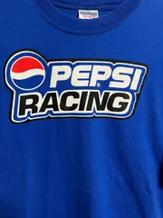 ペプシレーシング 古着Tシャツ XL ブルー