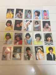 松田聖子　ラミネートカード20枚まとめ
