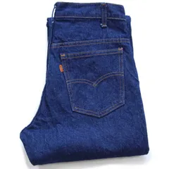 80s USA製 Levi'sリーバイス 509 デニムパンツ W32 L36★02 オールド ビンテージ ジーンズ ストレート スリム ハチマル 濃紺 リジッド