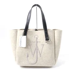 JW ANDERSON】 エンブロイダリー フェルト トートバッグ