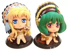 【中古】トレーディングフィギュア 全2種セット 「一番くじプレミアム マクロスF～ラストフロンティア～」 ヤックデカルチャー賞 きゅんキャラ