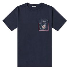 210 MONCLER モンクレール 8C00048 8390Y ネイビー Tシャツ カットソー 半袖