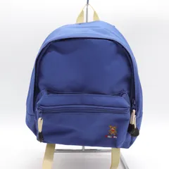 ミキハウス リュックサック デイパック キッズ用 ブランド 鞄 カバン キッズ 男の子用 ブルー MIKIHOUSE 【中古】
