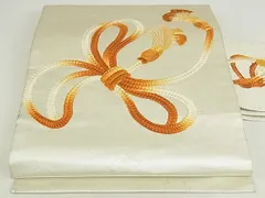 平和屋□極上 九寸名古屋帯 唐織 花唐草文 金糸 逸品s7745 平和