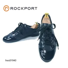 ROCKPORT スニーカー コンフォート レースアップ 22cm ブラック ロックポート レディース hws01940