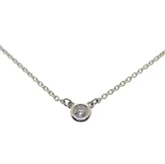 【中古Aランク】TIFFANY&Co. バイザヤード ペンダント 60017891 ネックレス スターリングシルバー ダイヤモンド レディース ジュエリー/アクセサリー
