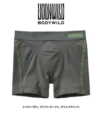 新品 未使用 GUNZE グンゼ 下着 BODY WILD e-BOXER 成型 メンズ ロングボクサーパンツ 517186【メール便】 スチールのサムネイル