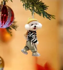 トイプードル キーホルダー 犬 ワンちゃん ③ キーチェーン かわいい おしゃれ フード 動物 アクセサリー ペット 雑貨 オーナメント