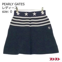 PEARLY GATES パーリーゲイツ スカート ボーダー プリーツ M - メルカリ