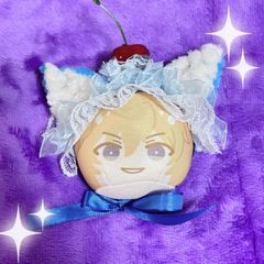 【180】ぬいぐるみ ぬい服 おまんじゅう ヘッドドレス【白 黒 赤 パンダ】 ꒰ ぬい ヘッドドレス ꒱ 再販分（完売・近日再入荷予定）