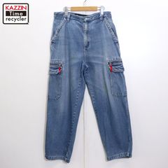 00s FADED GLORY カーゴ デニムパンツ メンズ XLサイズ相当 ビッグサイズ オーバーサイズ