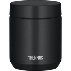 【食洗機対応モデル】 サーモス 真空断熱スープジャー 300ml ブラック 全パーツ食洗機OK 保温保冷 お手入れ簡単 口当たりがやさしい丸口設計