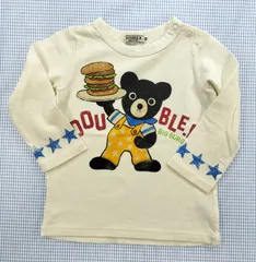ミキハウスダブルビー MIKIHOUSE DOUBLE_B 長袖Tシャツ 90cm 子供服 中古