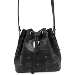 MCM エムシーエム 巾着ショルダーバッグ ブラック MCM/エムシーエム 巾着ショルダーバッグ ブラック IS Bランク