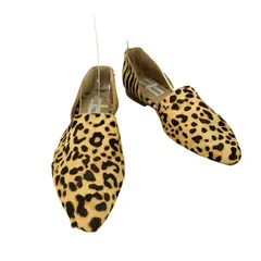 スティーブマデン STEVE MADDEN ハラコ レザー レオパード フラット シューズ レディース 表記無 のサムネイル