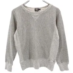 RRL 1ツ星 スウェット 1 グレー系 ダブルアールエル RALPH LAUREN 長袖 トレーナー 裏起毛 メンズ 【中古】  【230207】