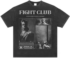古着 ヴィンテージ ファイトクラブ 半袖 シャツ 映画 ムービー グレー ② 2025年最新】fight club tシャツの人気アイテム - メルカリ