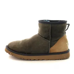 アグ オーストラリア UGG australia W CLASSIC MINI クラシック ミニ ムートンブーツ ショート シューズ 靴 US7 24cm グレー 5854 /DK ■OF