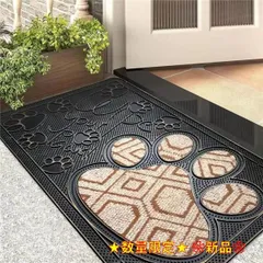 年最新玄関マット 屋外 おしゃれ ラバーマット 玄関マット 屋外