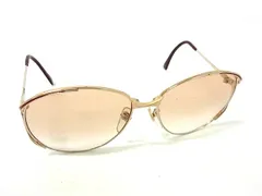 ■美品■ LANCEL ランセル PAT WS サングラス メガネ 眼鏡 レディース ゴールド系×ボルドー系 DK3041のサムネイル