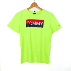 トミーヒルフィガー 半袖Ｔシャツ ロゴ トップス キッズ 男の子用 164サイズ イエロー TOMMY HILFIGER 【中古】
