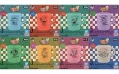 【中古】マグカップ・湯のみ 全8種セット スタッキングマグカップ 「一番くじ BT21 Diner」 J賞