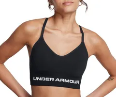 【送料無料】 アンダーアーマー レディース ブラジャー アンダーウェア Under Armour Women's Vanish Seamless Sports Bra Black/White