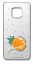 【新品未使用】Huawei Mate20 Pro クリア ハードケース (ハムスターとパイン(大)) フルーツ パイナップル ハムスター 動物 かわいい 可愛い cl-mate20pro-356