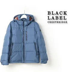 新品 BLACK LABEL CRESTBRIDGE リップストップ ダウンジャケットブラックレーベル クレストブリッジ ブルゾン ブルー LL - 133