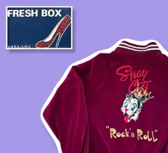 90s-00s Stray Cats ストレイキャッツ スカジャン ベロア 別珍 90s-00s Stray Cats ストレイキャッツ スカジャン ベロア 別珍