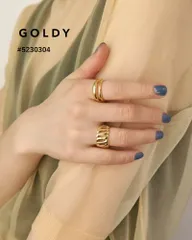 【SALE】GOLDY/ゴールディ/ケージ & スプリット セットリング/アクセサリー/5230304のサムネイル