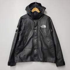 【中古品】Supreme シュプリーム × THE NORTH FACE ザノースフェイス LEATHER MOUNTAIN PARKA NP61807I レザー マウンテン パーカー ジャケット アウター 【149-250708-as-08-izu】