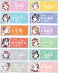 【新品】バッジ・ビンズ 【BOX】ラブライブ!虹ヶ咲学園スクールアイドル同好会 トレーディング Ani-Art 第2弾 アクリルネームプレート