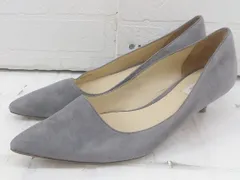 ◇ COLE HAAN コール ハーン ポインテッドトゥ パンプス シューズ サイズ6 1/2B グレー系 レディース E  【1208230003559】