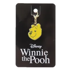 【メール便】くまのプーさん ファスナーマスコット ミニチャーム キラキラ ディズニー マリモクラフト メタルチャーム 目印 キャラクター グッズ 