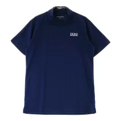 サイズ：L ZERO HALLIBURTON ゼロハリバートン  半袖モックネックTシャツ  ブルー系 [240101501224] ゴルフウェア レディース ストスト ゼロハリバートン】ZHG-W5S6a | Basic Mock Neck Shirt ゴルフ