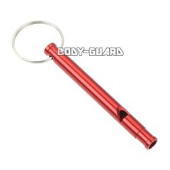 ホイッスル　ロングタイプ　レッド