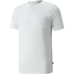 【新品】【XLサイズのみ】puma（プーマ）半袖 Tシャツ シンプル MODERN BASICS ポケット Tシャツ プーマホワイト 849549-02-XL