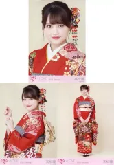 【中古】生写真(女性) ◇イコールラブ(=LOVE)/高松瞳/イコールラブ(=LOVE)ツアー生写真セット(振袖) 「2021.January」 3種コンプリートセット