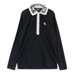美品1PIU1UGUALE3 GOLF定4万24SSダイアゴナル半袖ポロシャツ黒 1PIU1UGUALE3 GOLF - 【MID SUMMER COLLECTION】 【レディース