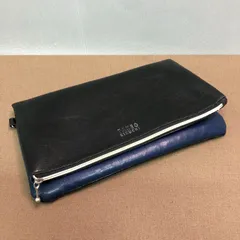 タケオキクチ/TAKEO KIKUCHI　クラッチバッグ　レザー　中古品