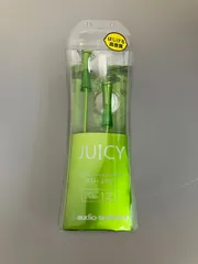 オーディオテクニカ JUICY イヤホン インナーイヤー型 ライトグリーン ATH-J100 LGR