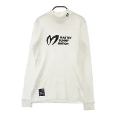 サイズ：0 MASTER BUNNY EDITION マスターバニーエディション  ハイネック 長袖Tシャツ  ホワイト系 [240101492614] ゴルフウェア レディース ストスト