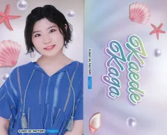 【中古】シール・ステッカー 加賀楓(モーニング娘。’21) コレクションステッカー2枚セット 「モバガチャ Hello! Project オフィシャル オンラインガチャ 2021 Summer ～seashell ver.～」 ノーマル景品